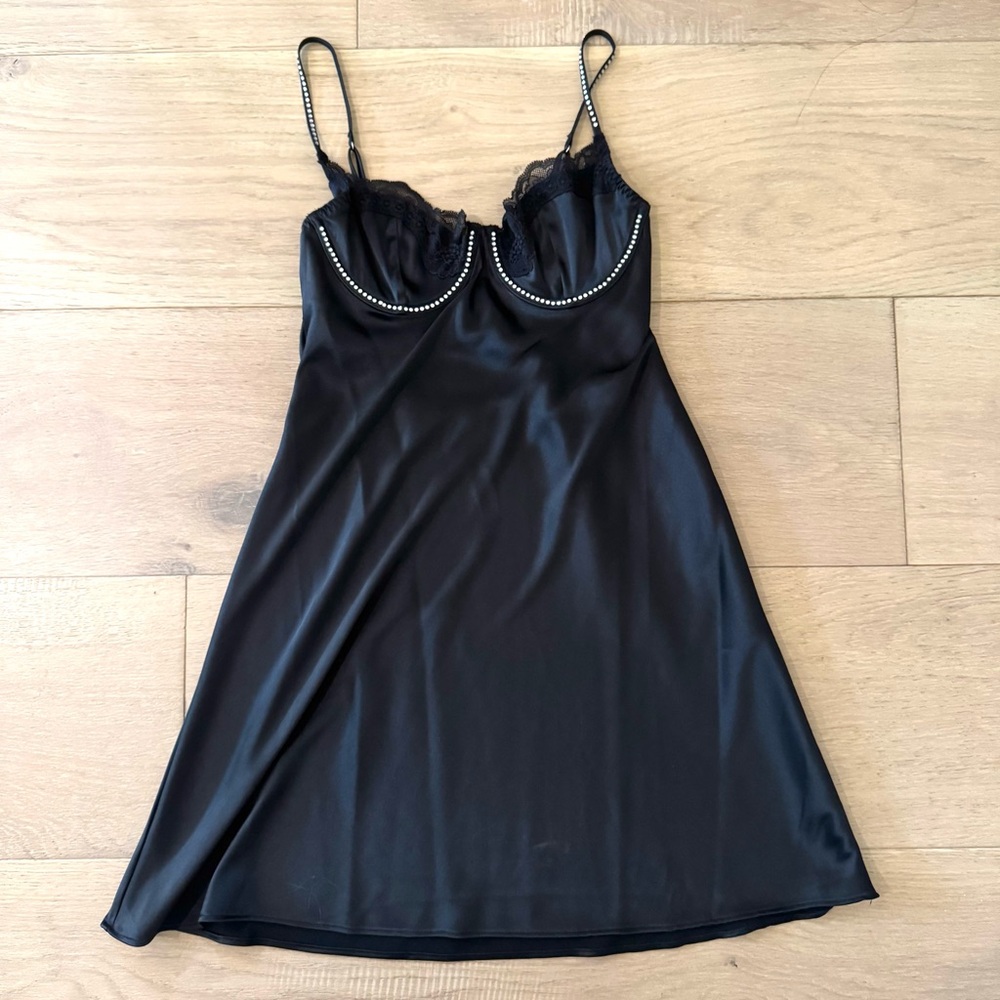 Victoria’s Secret embellished satin dress (size s)